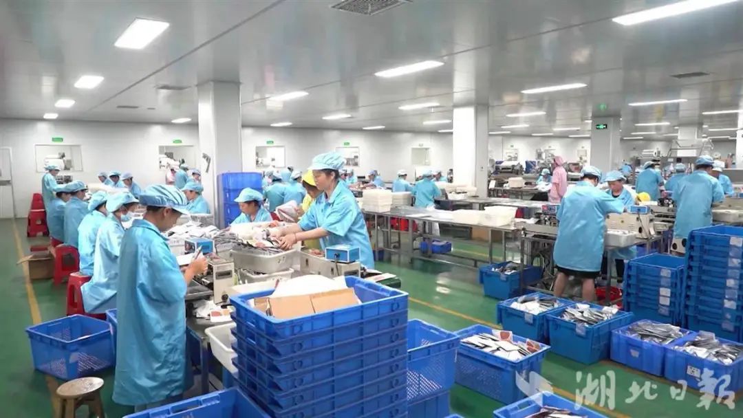 蕲艾生产车间。